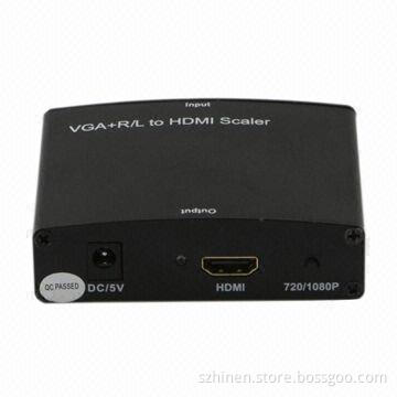 High-quality VGA+R/L to HDMI Scaler Converter, 2013 Hot Sale